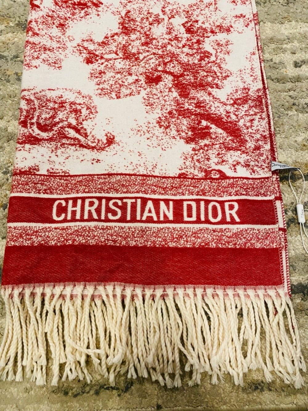 Dior Toile De Jouy Sauvage Scarf - Picture 2 of 8